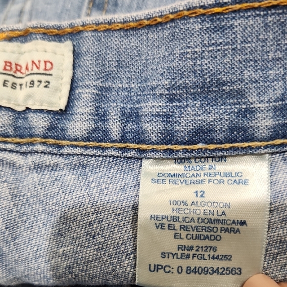 Faded Glory Vintage Blue Jean Shorts Classic Style - Picture 8 of 8